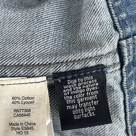 Madewell X-Small Jean Jacket Button Up Pockets Long Sleeve Denim Collared Blue - Picture 8 of 9